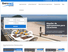 Tablet Screenshot of iberorentapartments.com